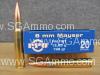 20 Round Box - 8mm Mauser FMJ 198 grain Prvi Partizan Ammo PP8F